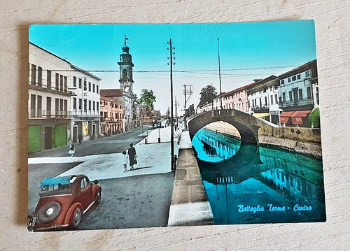 Cartolina battaglia terme - cartolina,