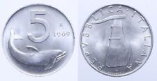 5 LIRE 1969 DELFINO 1