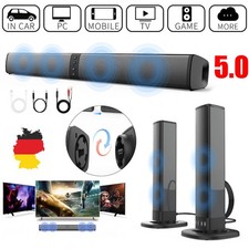 Soundbar Bluetooth TV-PC Sound System 3D Surround Subwoofer Altoparlante USB DHL