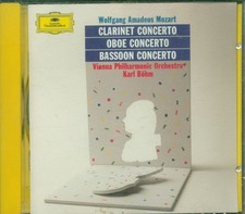 Mozart - Clarinet / Oboe / Bassoon Concerto Vienna Karl Bohm Deutsche Gram Cd Ex