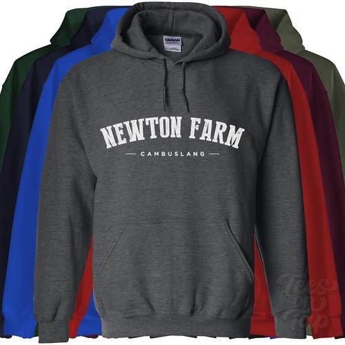 Felpa con cappuccio newton - con,