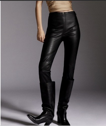 Zara pantalone leggings pelle - zara,