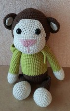 Scimmia all'uncinetto fatta a