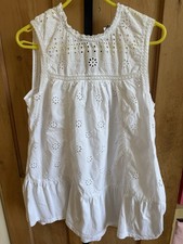 Next Top bianco Broderie