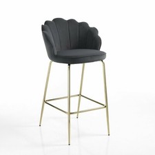 Tomasucci sgabello shell grey