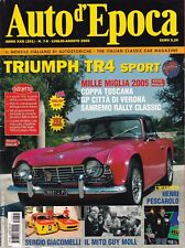 Auto d' Epoca - anno XXII (251) - n. 7-8 - Luglio-Agosto 2005 - mensile - 192 pa