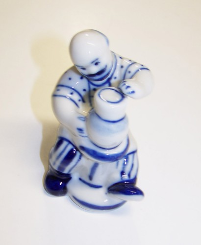 Ceramica russa gzhel - russa,