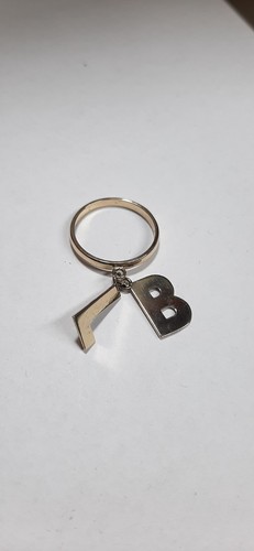 Anello doppia iniziale oro - iniziale,