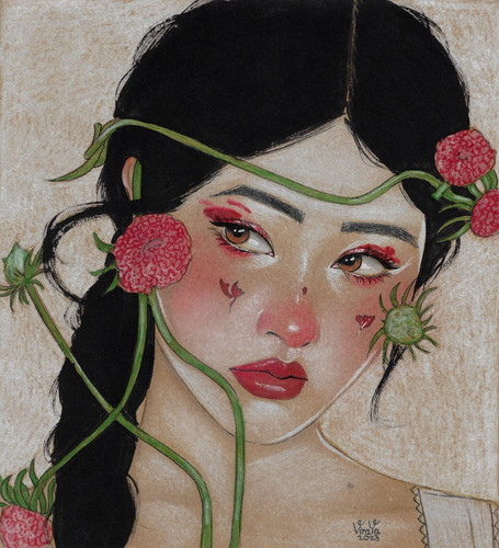 Pinup illustrazione originale - illustrazione,