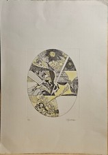 Aldo borgonzoni acquaforte - aldo, su