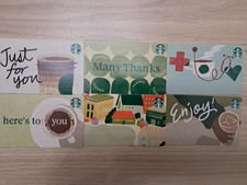 6 NUOVISSIME CARTE AZIENDALI CAFFÈ STARBUCKS 2025 #6346 NON NEI NEGOZI GIFT CARD