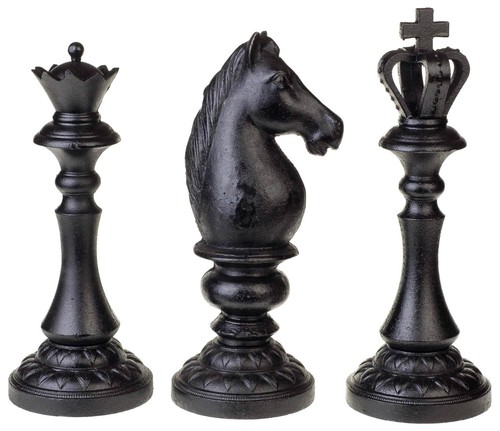 Scacchi figuras cavallo dama