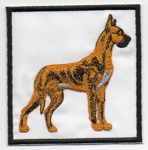 Patch ricamo toppa cane - cane, alano