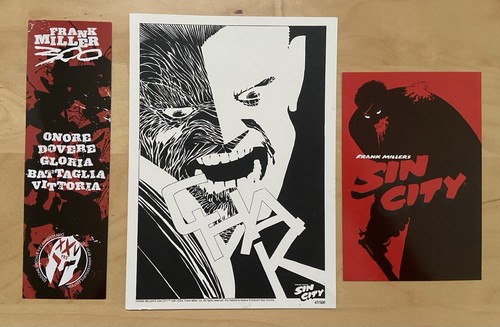 Sin city litografia card - city,