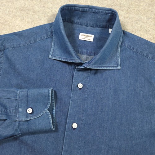 Camicia denim borriello napoli - camicia,