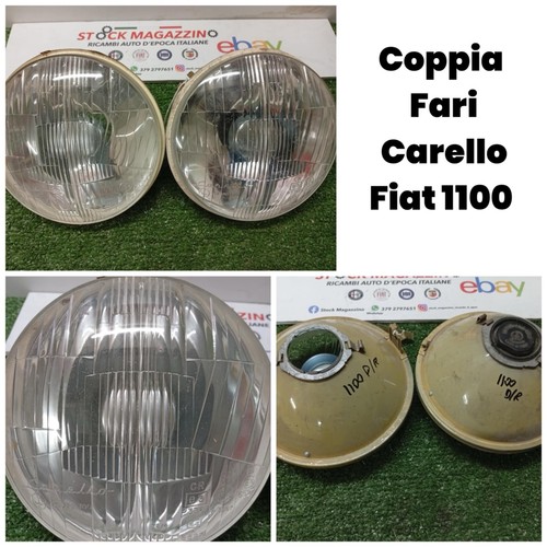 Coppia fari callo fiat 1100 - coppia,