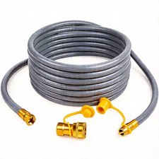 #US 24 FT Natural Gas Hose 3/8