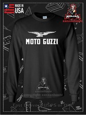 T-shirt manica lunga americana uomo logo Moto Guzzi nuova