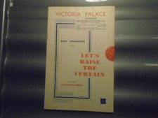 1938 Let's Raise The Curtain