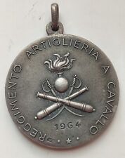 MEDAGLIA REGGIMENTO ARTIGLIERIA A CAVALLO ARGENTO SANTA BARBARA ESERCITO MEDAL 