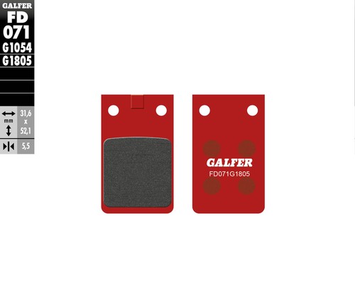 Galfer pastiglie freno - pastiglie,