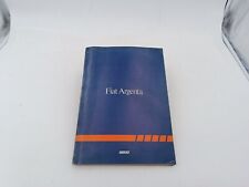 Manuale officina per Fiat Argenta assistenza tecnica informazioni servizio 1981.