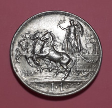 1 LIRA 1916 RARA ARGENTO REGNO