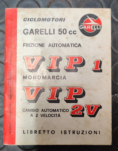 Libretto istruzioni garelli - istruzioni,