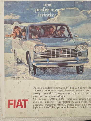 Pubblicità fiat 2300 - pubblicità,