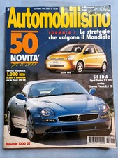 AUTOMOBILISMO n11 1998 PEUGEOT 206-CLK-XSARA-XANTIA-BOXTER-FOCUS-SAAB-ROVER-BORA