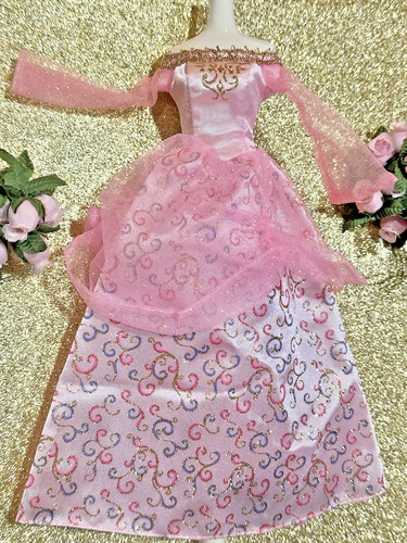Abito vestito barbie disney - abito,