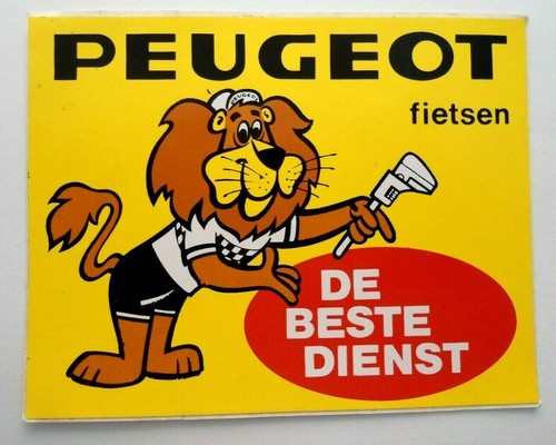 Adesivo pubblicitario peugeot