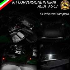 KIT LED INTERNI AUDI A6 C7 KIT CONVERSIONE COMPLETA 6000K NO AVARIA LUCI CANBUS