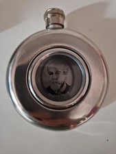 Fiaschetta Vintage molto rara Rum Diplomatico In Acciaio Inox