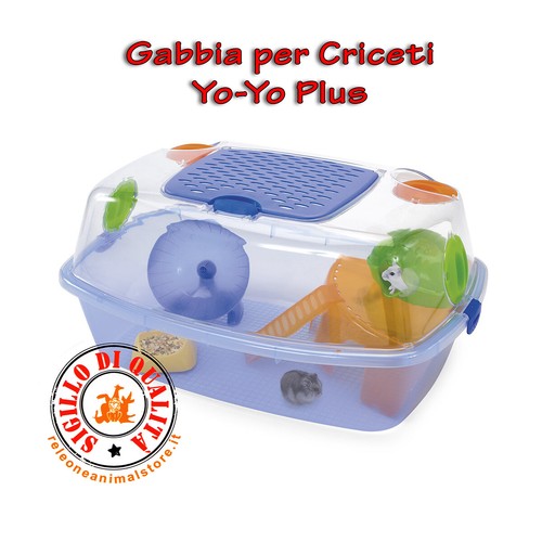 Gabbia per criceti plus - criceti, yo-yo