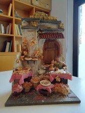 "Il Panettiere" Statua in cartapesta e ceramica di Claudio Riso 45cmx30cmx23cm