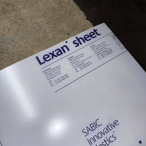 Policarbonato lexan 8 - policarbonato, (1/8”