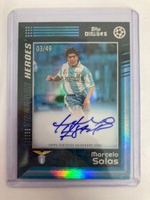 TOPPS DECENNI 2024 MARCELO SALAS SS LAZIO TERRAZZA EROI AUTO 3/49..