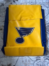 St Louis Blues Gioco Usato Pro Stock Borsa da Skate Giallo Blu NHL