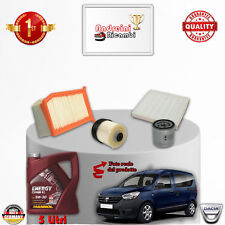 KIT TAGLIANDO FILTRI + OLIO DACIA DOKKER 1.5 dCi 55KW 75CV DAL 2014 ->