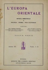 GIANNINI LO GATTO L’EUROPA