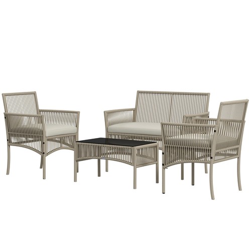 Set salotto giardino in - set,