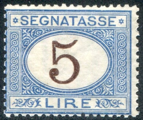 1870 italia regno lire tasse - italia, 5