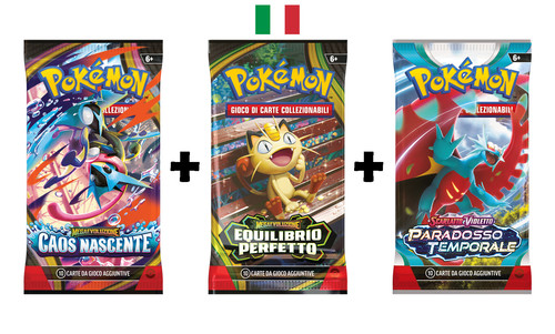 Pokemon set bustine caos - set,