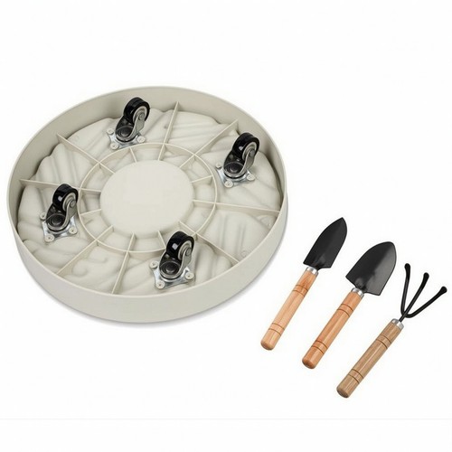 Sottovaso con ruote basso - ruote,