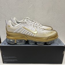 Nike Air VaporMax 360 UK11 scarpe da ginnastica oro bianco CK9671 101 