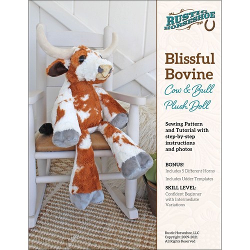 Blissful bovine peluche - bovine,