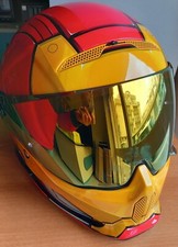 RUROC MARVEL ATLAS 4.0 CARBON IRON MAN + PINLOCK 70 + VISIERA FOTOCROMATICA