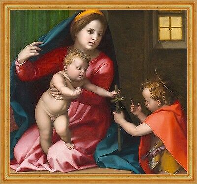 Madonna bambino con san - bambino,