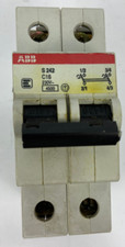 ABB S242 C16 230v 4500 interruttore magnetotermico automatico bipolare 16a